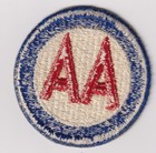 Anti Aircraft Command Patch Aa Unissued Us Army Real Wwii Make