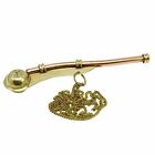 Brass Boatswain Navy Ship Bosun s Whistle W Chain  Nautical Christmas Gift Key 