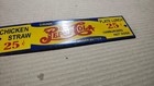 Porcelain Pepsi Cola  Enamel Sign Size 8  X 2  Inches