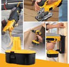 2pack 18 Volt Xrp Battery   Charger For Dewalt Dc9096-2 Dc9098 Dc9099 Dw9096