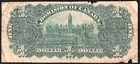 Dominion Of Canada 1911  1 One Dollar Banknote Boville 154981s Black Line S