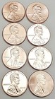 2009 P   D Lincoln Cent   Penny Set   all 8 Coins     bu     free Shipping 