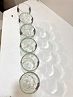 Schlitz Beer Vintage Chalice Goblet Glasses Set Of 6 W  Red Logo Breweriana