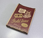 Nos Gold Tone Goldenized Rust-resisting Double Edge Razor Blades Full Box  
