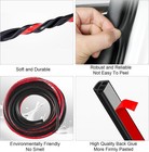 Car Door Seal Strip Double Layer L Shape Rubber Seal Strip Self Adhesive