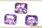 Affordable Amethyst Loose Gemstone  step Cut  Approx  12  10mm 