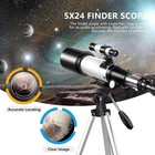 Astronomical Telescope  70mm Aperture 400mm Az Mount Refracting Telescope    