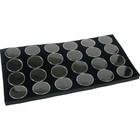 36   24 Gem Jar Gemstone Jewelry Storage Display Tray Foam Inserts Kit 2 Pcs