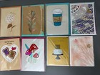 Lot  14  Blank Greeting Cards   Others Cards 3d Glitter Various Style Papyrus