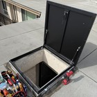 Roof Hatch Commercial Roof Access Hatch Cover Plate W  Hydraulic Support Rod