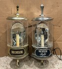 Vintage 1982 Michelob Light   Michelob Beer Crystal Lamp Lighted Sconce Signs
