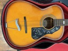 Decca Vintage Acoustic Guitar W  Hard Case Dmi-247 Excellent Condition