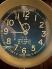 Ww2 Usn Chelsea U s  Navy Mk1 Mark I Deck Clock 6 Inch Dial 1942 With Key