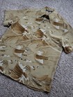Vintage Daniali Shirt Mens Large Eagle Print Short Sleeve Button Up Usa Made Y2k