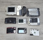 Digital Compact Cameras   Camcorders Untested Lot - Sony  Kodak  Canon Etc