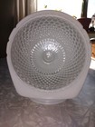Vintage Mcm  Art Deco Milk Glass Wall Sconce ceiling Light Fixture