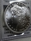 1905-cc Dan Carr Morgan Dollar Overstruck On A Morgan Dollar