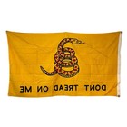 Vintage Bulldog Gadsden Flag 3x5 Don t Tread On Me 100  Cotton Bunting Cloth Usa
