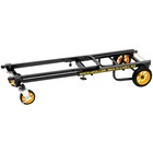 Rock N Roller Multi-cart 8-1 Micro Equipment Transpter Cart Black Frame yellow