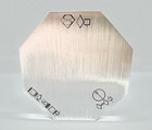 Smallville Replica Prop Kryptonian Ship Key  Metal  Laser Engraved 