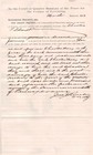 Antique Court Indictment Document Assault Battery Lycoming County Pa  1883