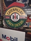 1961 Vintage John Deere Porcelain Sign Tractor Advertising Farming Equipment 