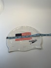 Speedo Large Swimming Cap Long Hair Dark Green 10in Dreadlocks  Weaves Usa Flag