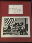 Framed Handwritten Note From U s  Representative Lauren Boebert Signed Autograph