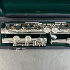 Pearl Flute Pf-525e Silver Headjoint Japan W case   Cleaning Rod E Mechanism