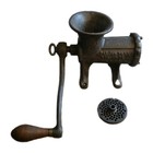 Antique Vintage Enterprise No  12 Meat Chopper  Grinder - Complete