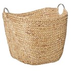 Deco 79 Seagrass Handmade Decorative And Functional Storage Basket Large Woven -