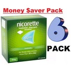 6 X Nicorette Gum 4mg Freshmint 210 Pieces