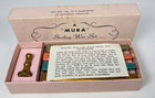 Mura A Sealing Wax Stamp Set Cooper Dennison   Walkden London Vtg 4 Colors Nos