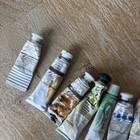 Gouache Paint Lot Of 15 Hard In The Tube  But Can Be Reconstituted  See Descript