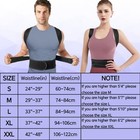 Adjustable Posture Corrector Low Back Support Shoulder Brace Belt For Men Women 