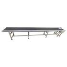 11 8in Width Pvc Belt Conveyor Industrial Flat Transport 110v 14 8ft Length 250w