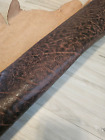 5-6oz Dark Brown Veg Tan Full Grain Single Shoulder Leather Hide Sheet panel 5-6