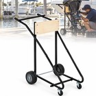 330 Lbs Portable Outboard Motor Stand  Boat Engine Dolly W  4 Wheels For Transpo