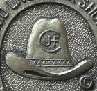 1983 Unique San Antonio Rodeo - Collectible Badge - Louise Reischling  Director