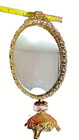 Vanity Mirror Vintage Brass Tilting 16 5   Victorian Style Hollywood Regency
