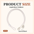 4 Pcs Curtain Tie Backs No Drilling  Rope Curtains Tiebacks Style