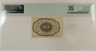 10 Cents 1st Issue Fractional Currency Fr 1242  Straight Edges - Pmg Ch au-58 