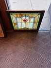 Beautiful Antique Stained Leaded Glass Window 28  X 23  Circa 1920 