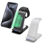 15w 3in1 Wireless Charger Station Charging Dock For Apple Watch 11 10 Iphone 17e