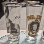 Rap   Hip Hop Shot Glasses Featuring 2pac  Dr  Dre   Snoop Dogg