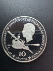 1979 Turks Caicos 10 Crowns Silver Coin Featuring Prince Charles