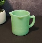 Green Jadeite Glass Depression Style Measuring Cup  Kitchen  Vtg Style Farmhouse