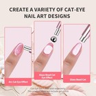 3-in-1 Cat Eye Magnet Nail Art Tool double-ended Nail Magnet Art Pens  Cat Eye