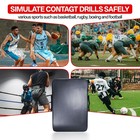 Sankoyo Basketball Pads For Training - Football Blocking Pad Black