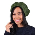  Soft Knit Solid Color Beanie  Chic  And Lightweight Crochet One Size Olive